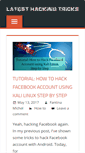 Mobile Screenshot of latesthackingtricks.com